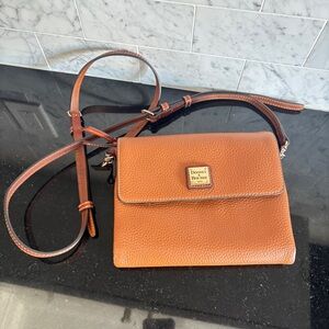 Dooney & Bourke Pebble Grain Leather Hunter Crossbody Shoulder Bag